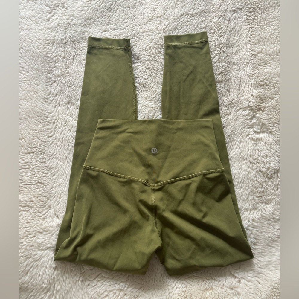 Lululemon Align High Rise 26” Leggings in Bronze Green